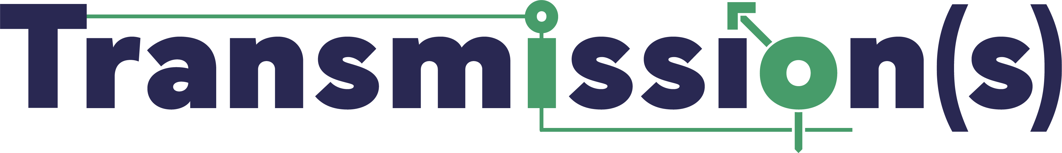 Transmission(s)_Logo violet et vert